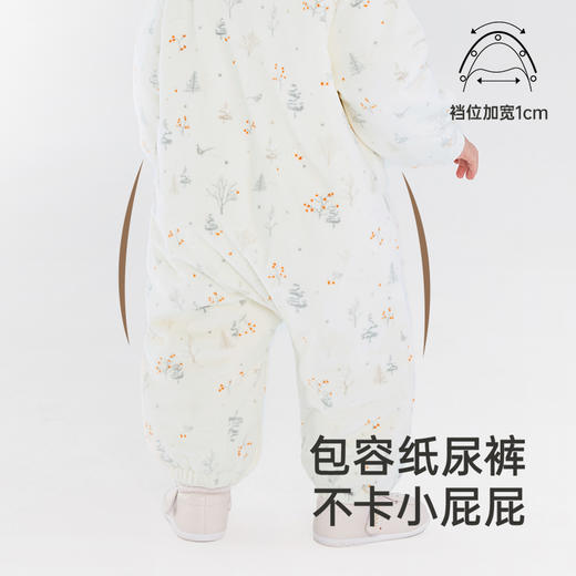 【商场同款】英氏婴儿连体衣冬季加厚夹棉保暖婴儿衣服女童新款 商品图3