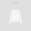 THESOONG|极简公式"经典圆领肤感白色长袖上衣打底衫HWTX5170 商品缩略图1