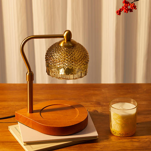 牛首山电子融蜡灯礼物无火卧室烛灯氛围灯新婚生日结婚小众香薰灯 商品图3