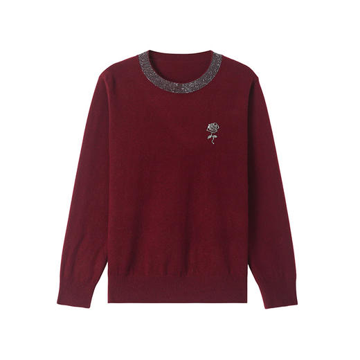 CC-NN-2919女士针织打底衫秋冬2024新款冬季内搭可外穿气质上衣洋气毛衣 商品图4