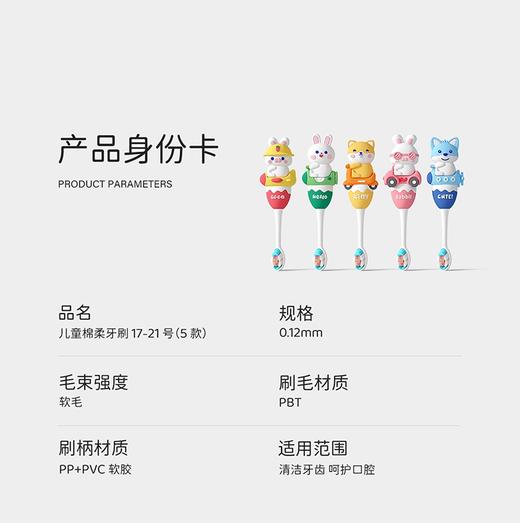 【积分商城】英格翰 儿童萌趣卡通软毛牙刷分龄1-6岁  宝宝专用清洁护齿牙刷 商品图4