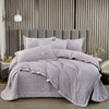 【三层加厚夹棉床盖设计】亲肤磨毛暖绒床盖款夹棉四件套 超柔加厚保暖套件 商品缩略图0