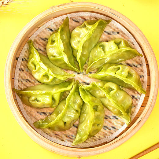 【整整100枚！低热量魔手蒸饺】甄选好食材食用更健康，个大饱满有荤有素，方便快捷减脂好搭子，燕麦菠菜25只/500g/袋QQ 商品图3