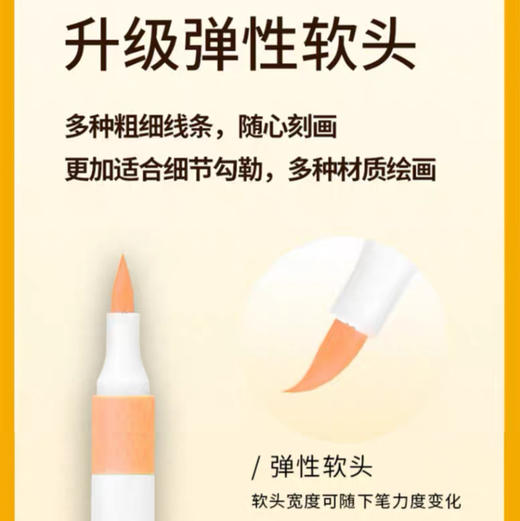 掌握 软头丙烯马克笔 1盒 商品图1