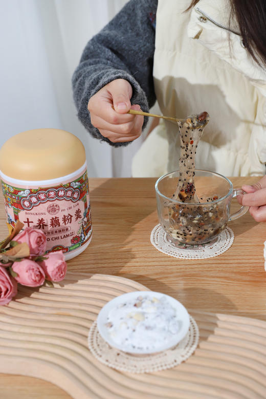 吃藕粉，从舌尖润到胃里！💥低至59/2罐❗️  添加胶原蛋白【宝芝林十养藕粉羹】20斤莲藕才出1斤藕粉❗️每天一碗，健脾养胃又养颜！ 商品图6