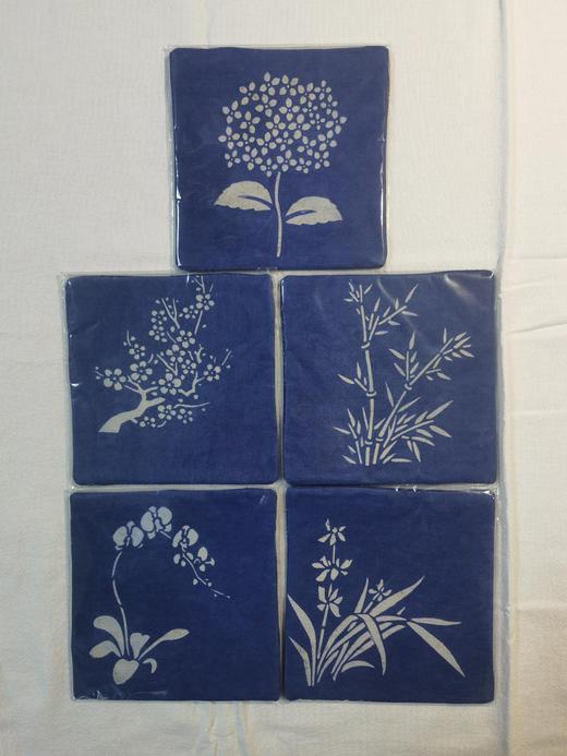 植语｜手工植物染杯垫 商品图0