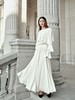 MaisonQiXin CC190505 法式优雅荷叶边真丝衬衫 商品缩略图1