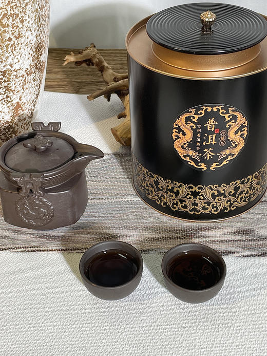 【朴大师黑金罐普洱珍藏茶】💯！！！！刚刚推出，😍单量就好猛的！ 🤩限量破价！最适合养生的茶🌸 中国制茶大师李勇顺监制，百年古树普洱，云南勐海高山大叶种🥳  商品图2