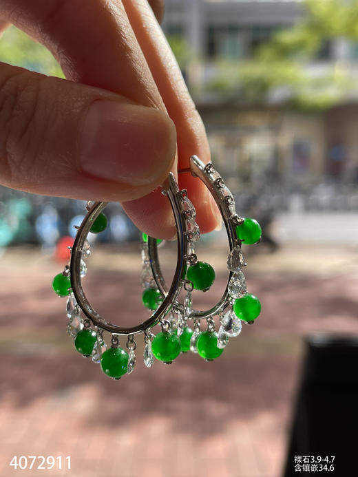 4072911，珠子耳坠。具体价格微信咨询 商品图3
