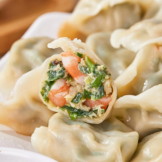 懒人必备早晚餐【泰祥渔人小胖】鲅鱼/虾仁/墨鱼水饺 非遗美食 山东特产 薄皮大馅 美味多汁 出口级别航天食品 商品图7