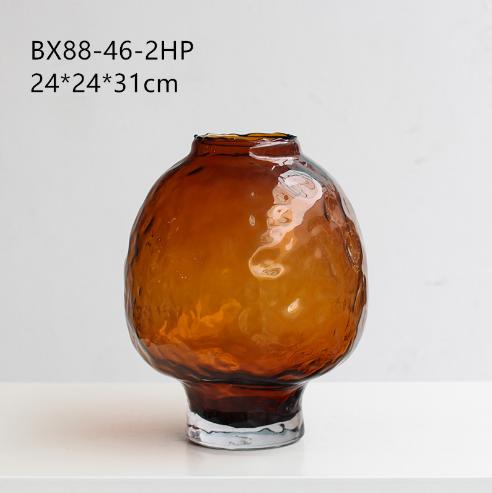 碧轩新品现代简约大肚子落地吊钟瓶批发轻奢风玄关居家软装装饰瓶 商品图4