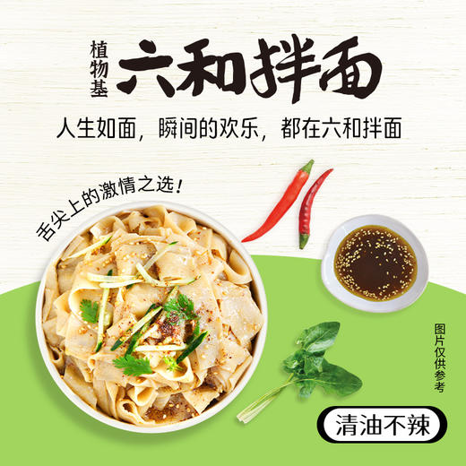 谦和居 植物基六和拌面 新鲜原料 精湛工艺 无添加 谦和之美 纯净之味 商品图9