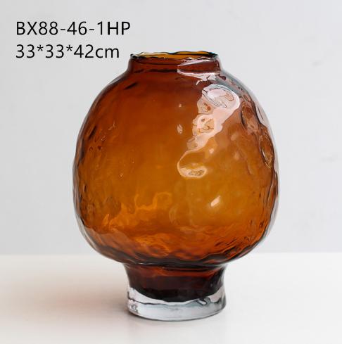 碧轩新品现代简约大肚子落地吊钟瓶批发轻奢风玄关居家软装装饰瓶 商品图3