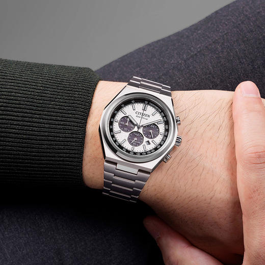西铁城/CITIZEN 光动能舒博™钛潮流运动时尚男表CA4610-85A 商品图4