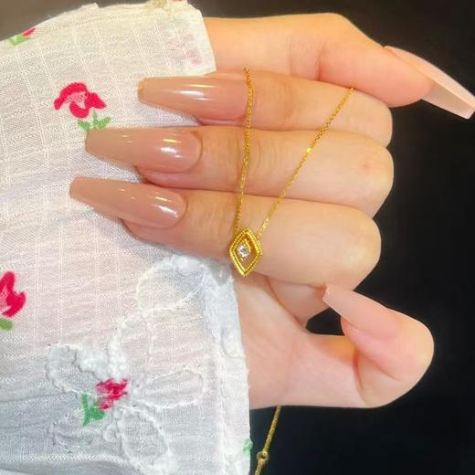 【福利❗️19.9抢🔥蛇年平安扣项链】秋冬百搭，新年运气爆棚，迎接幸福新气象！金色灵蛇精致钛钢不掉色白玉髓锁骨链年货礼盒情人节 商品图7