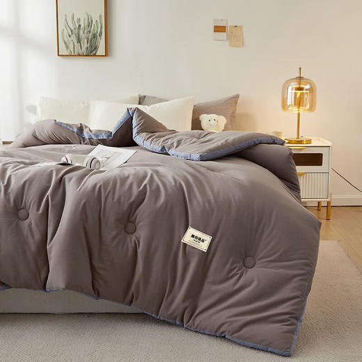 无印良品A类大豆纤维被（繁星灰）MJ-B2024-0191 商品图5