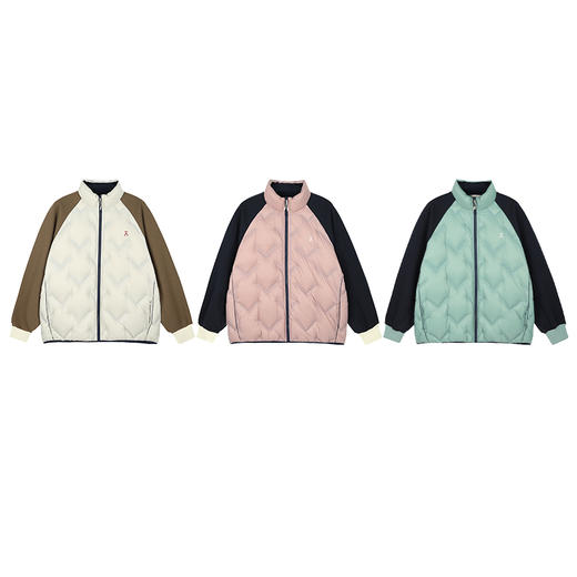 【品牌直发】ACMEITEM爱棵米 户外拼接立领羽绒服轻量防泼水宽松羽绒衣男女GAF3110894G 商品图4