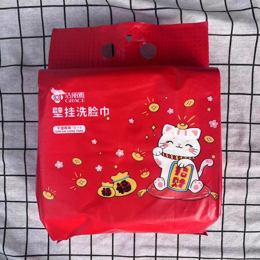 洁丽雅壁挂洗脸巾MRJ841   20cm*20cm  100片 商品图0