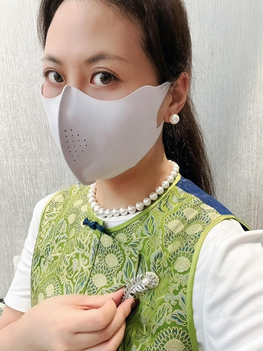 1113-5宝诗龙同款羽毛胸针 8-8.5mmAkoya珍珠 高碳钻 灵动羽毛胸针 8枚 商品图12