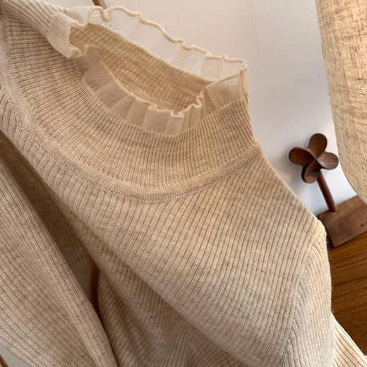 基础木耳边打底衫 商品图1