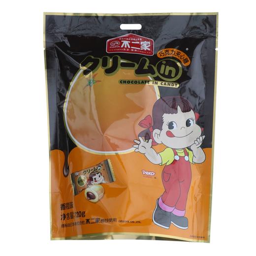 不二家 香橙味巧克力夹心糖 120g/袋 商品图1
