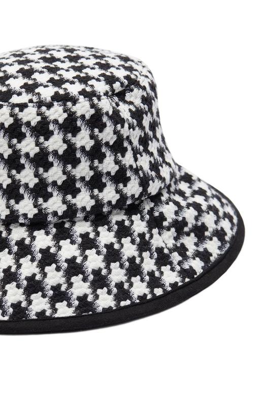 SUMMER & SAGE 经典黑白千鸟格渔夫帽 8400 商品图2