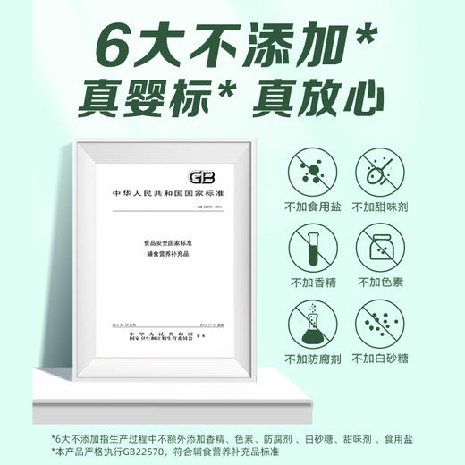 【贝因美】新品菁爱婴标DHA牛乳溶豆 铁锌钙 维生素 宝宝专属配方*2盒装 商品图3