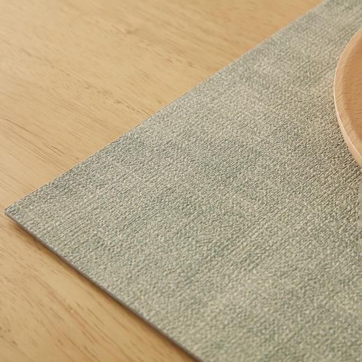 PVC皮革风餐垫 白色/米色/绿色/蓝色 商品图4