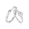 卡蒂罗KADER 四叶心动女戒 精致轻奢小众设计高级感指环 925银 戒指 男女同款情侣款 商品缩略图1