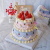复古唯美草莓小樱桃双层蛋糕 商品缩略图0