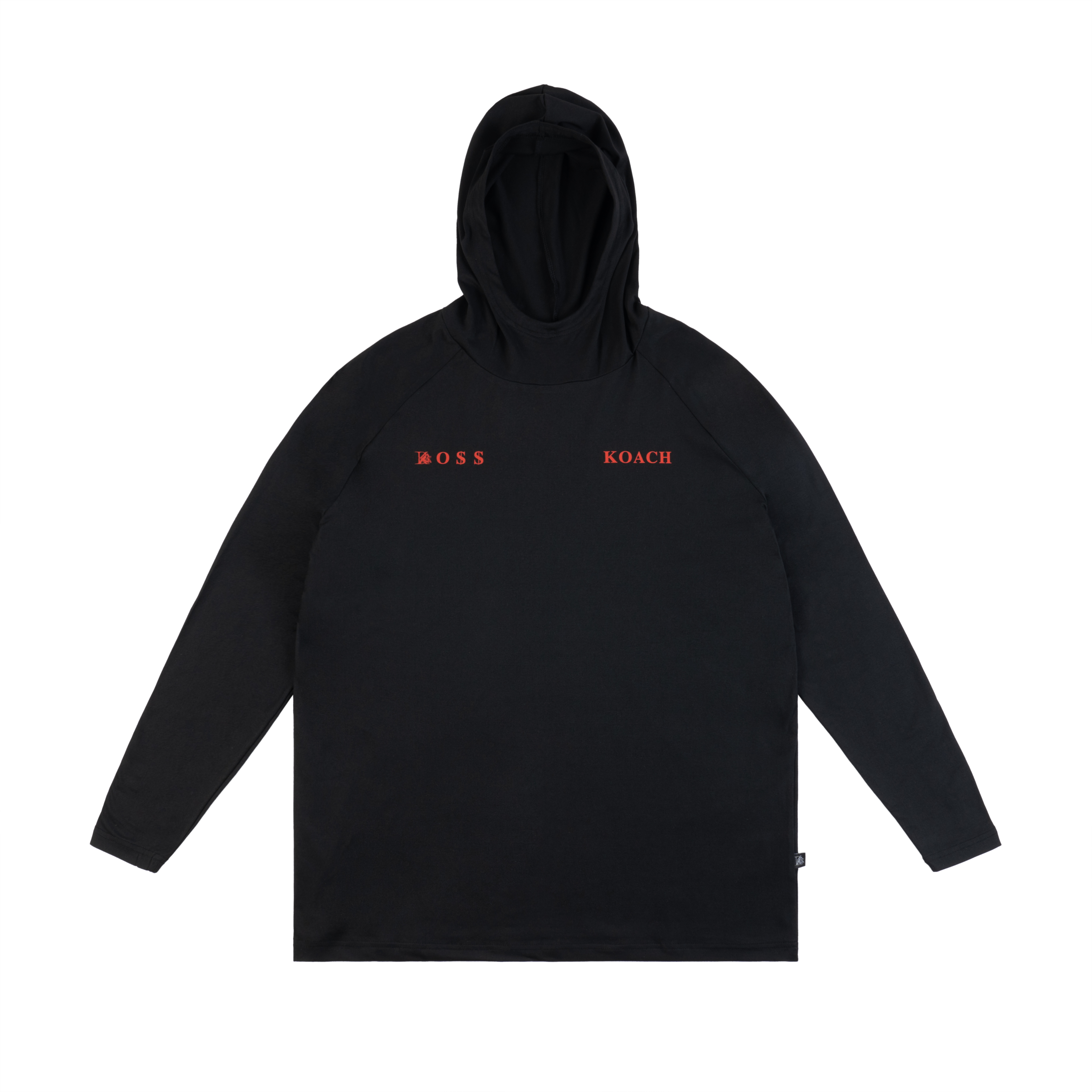 BK2024秋冬训练健身弹力速干插肩帽衫