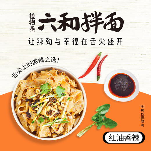 谦和居 植物基六和拌面 新鲜原料 精湛工艺 无添加 谦和之美 纯净之味 商品图8