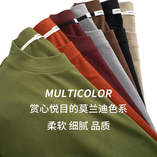 【德绒】【特大码】【新款DMH】大依优型德绒打底半袖短袖背心休闲加肥加大上衣男士胖子大码t恤打底300斤 商品图5