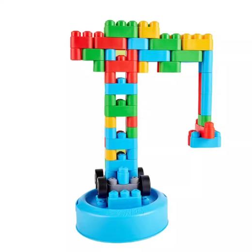 Hape软积木128粒桶装PolyM男女孩宝宝儿童大颗粒拼装早教益智玩具 商品图4