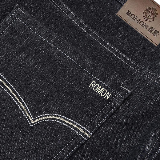 【加绒加厚】罗蒙冬季加绒保暖牛仔裤男士休闲百搭直筒弹力牛仔裤男青年棉质长裤子 商品图6