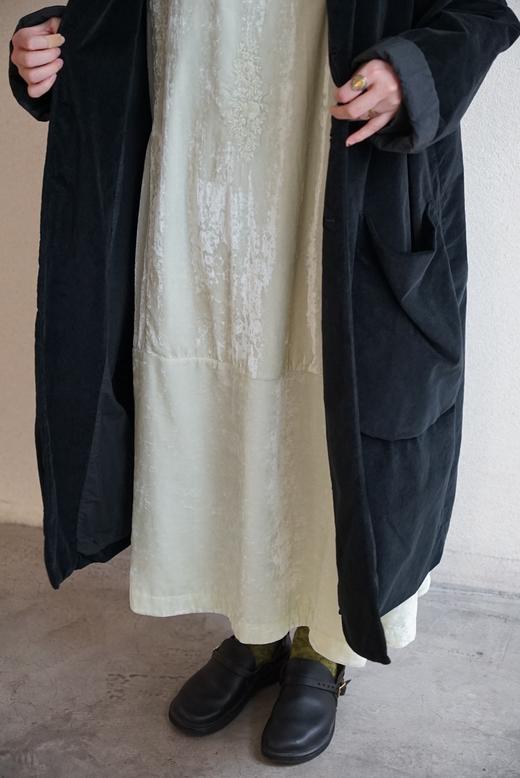 Aodress手工刺绣丝绵连衣裙 商品图2