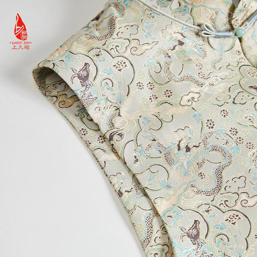 SAINTJOY/上久楷新中式马甲  牛首龙纹 复古 中国风 DWS23058 商品图8