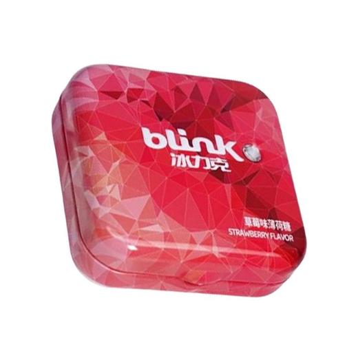 BLINK冰力克 无糖草莓味果粉薄荷糖 15g/盒 商品图1