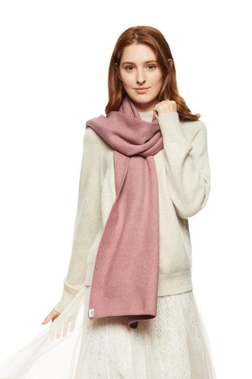 AVA 烟粉色保暖围巾 8429 商品图0