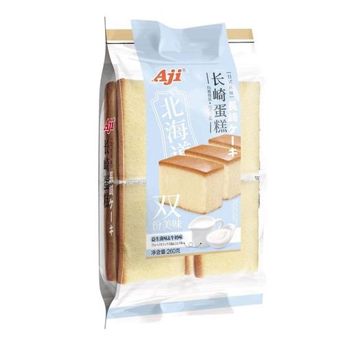 Aji 益生菌味牛奶味北海道日式风味长崎蛋糕 260g/袋 商品图0