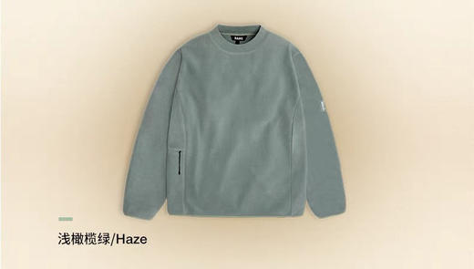 北欧设计师Rains厚款圆领抓绒衣fleece crew neck 商品图6