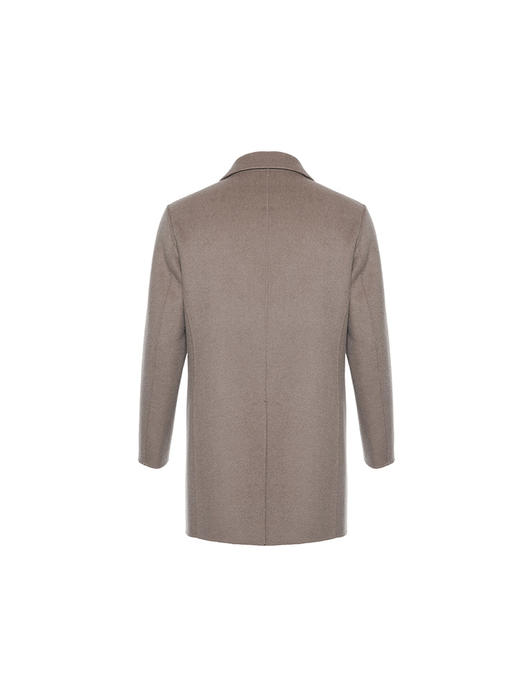callisto卡其色绵羊毛呢大衣 商品图1