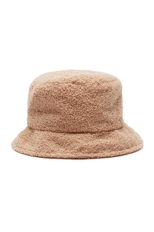 AVA 茶色羊羔毛渔夫帽 8561 商品图2