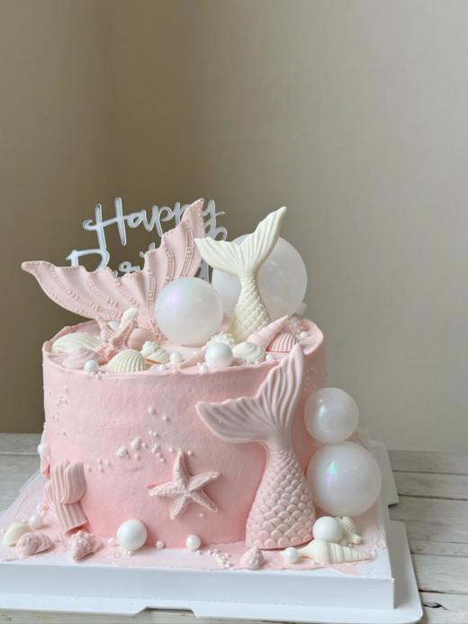 粉色美人鱼蛋糕 商品图0