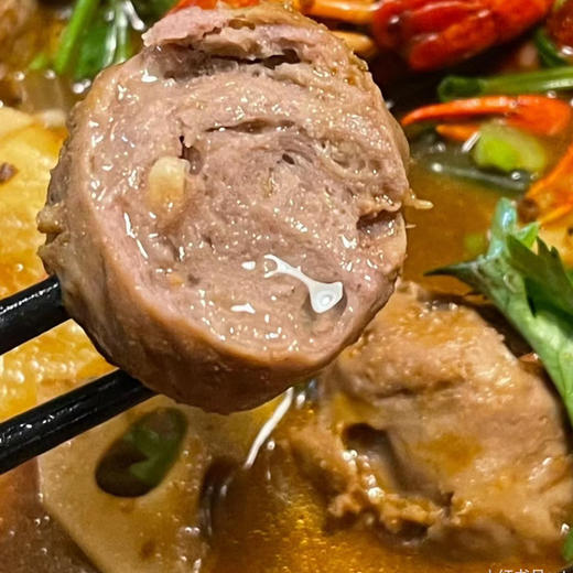 【澳门豆捞牛肉丸】Q弹有嚼劲，肉质鲜嫩美味，潮汕的特色牛肉丸 商品图3