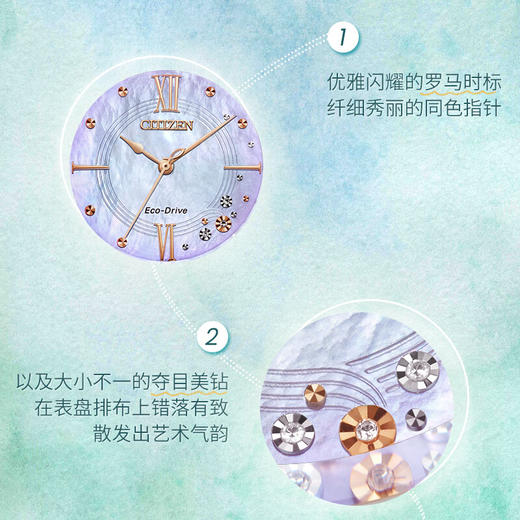 西铁城光动能女表EM0817-85Y 商品图4