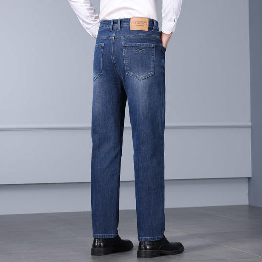 罗蒙春秋款男装牛仔裤男士直筒休闲百搭棉质牛仔裤男长裤 商品图2