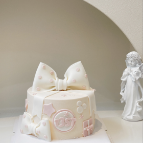 N032（翻糖白蝴蝶结）