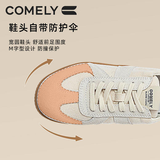 康莉KWT5A005阿甘鞋秋季新款倍儿火潮鞋复古软底圆头休闲小众运动板鞋 商品图4