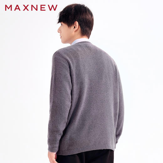 【毛衫】时尚廓形圆领毛衫1N4112505 商品图2